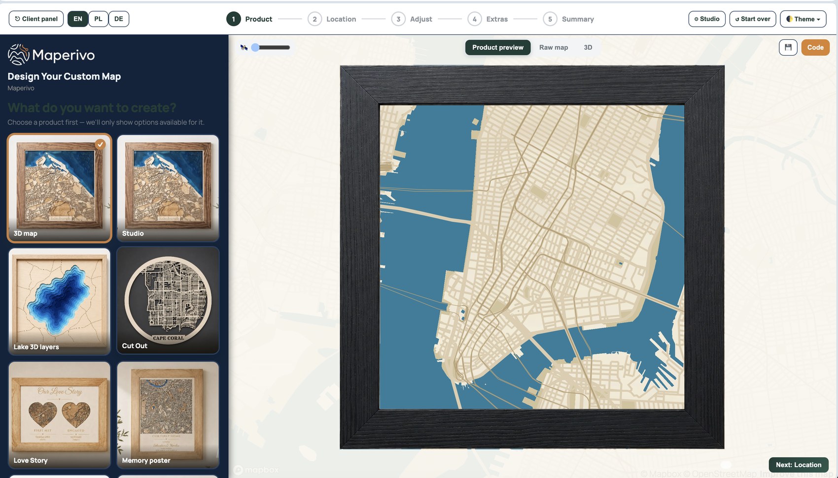 Laser Map Designer